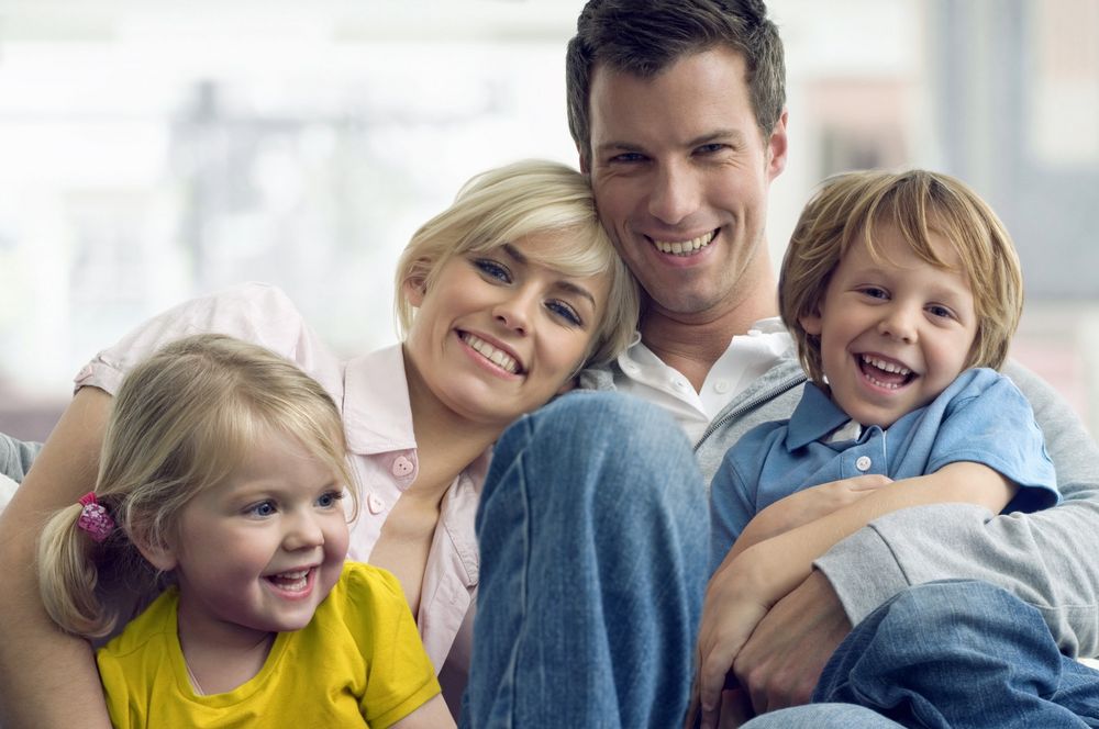 glückliche Familie Familie und Angehörige